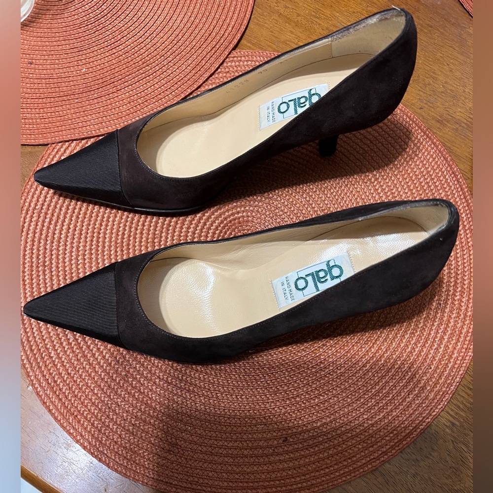 ITALY NEW  GALO LEATHER SHOES SIZE 37.5